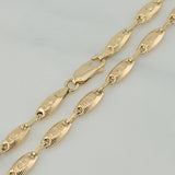 Cadena Rustico Corona 11.45 g / 61 cm / 4.38 mm Oro Amarillo 18K