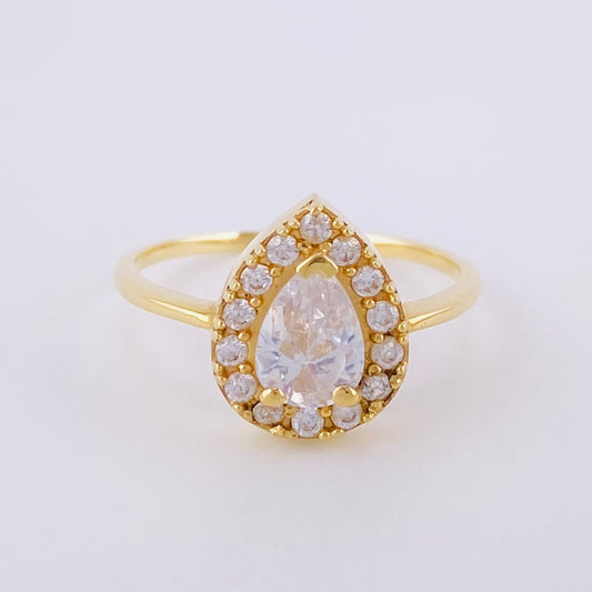 Anillo Gota 2.3gr / T6 / Oro Amarillo 18K