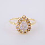 Anillo Gota 2.3gr / T6 / Oro Amarillo 18K