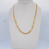 Cadena Figaro 11.2gr / 65cm / +0 Oro 18K &