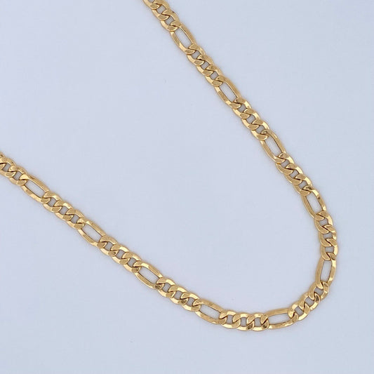 Cadena Figaro 6.3gr / 60.5cm / +0Oro 18K &