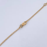 Cadena Espiga Trebol 9.15gr / 49.9cm-52.2cm / 1.2mm Diamantada Oro Amarillo Nac.Esp. 18K &