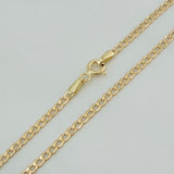Cadena Cubana 2.9 g / 50 cm / 2.3 mm Oro Amarillo 18K