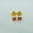 Topos Trebol 0.65 g / 3.6 mm Oro Amarillo 18K