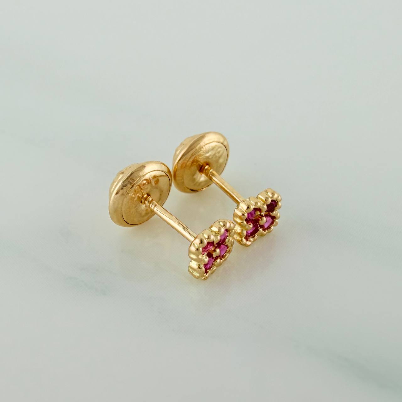 Topos Trebol 0.65 g / 3.6 mm Oro Amarillo 18K