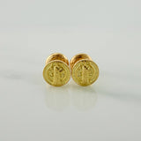 Topos San Benito 0.9gr / 5.8mm Oro Amarillo 18K %