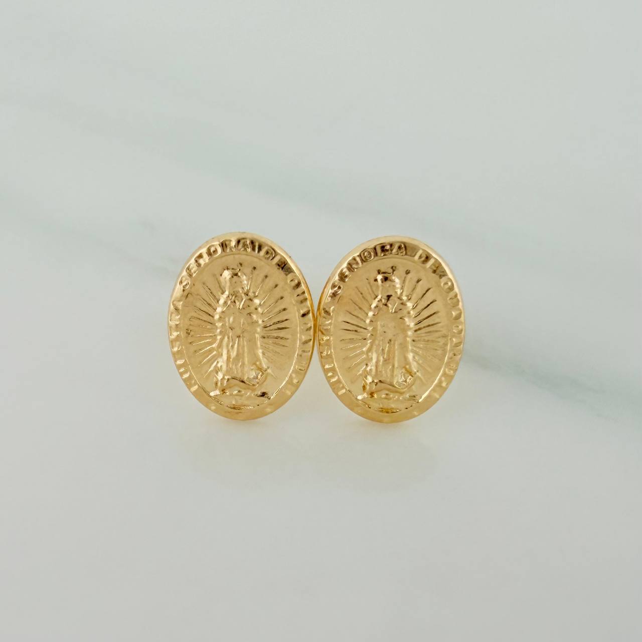 Topos Virgen De Guadalupe 0.75 g / 8.1 mm Oro Amarillo 18K