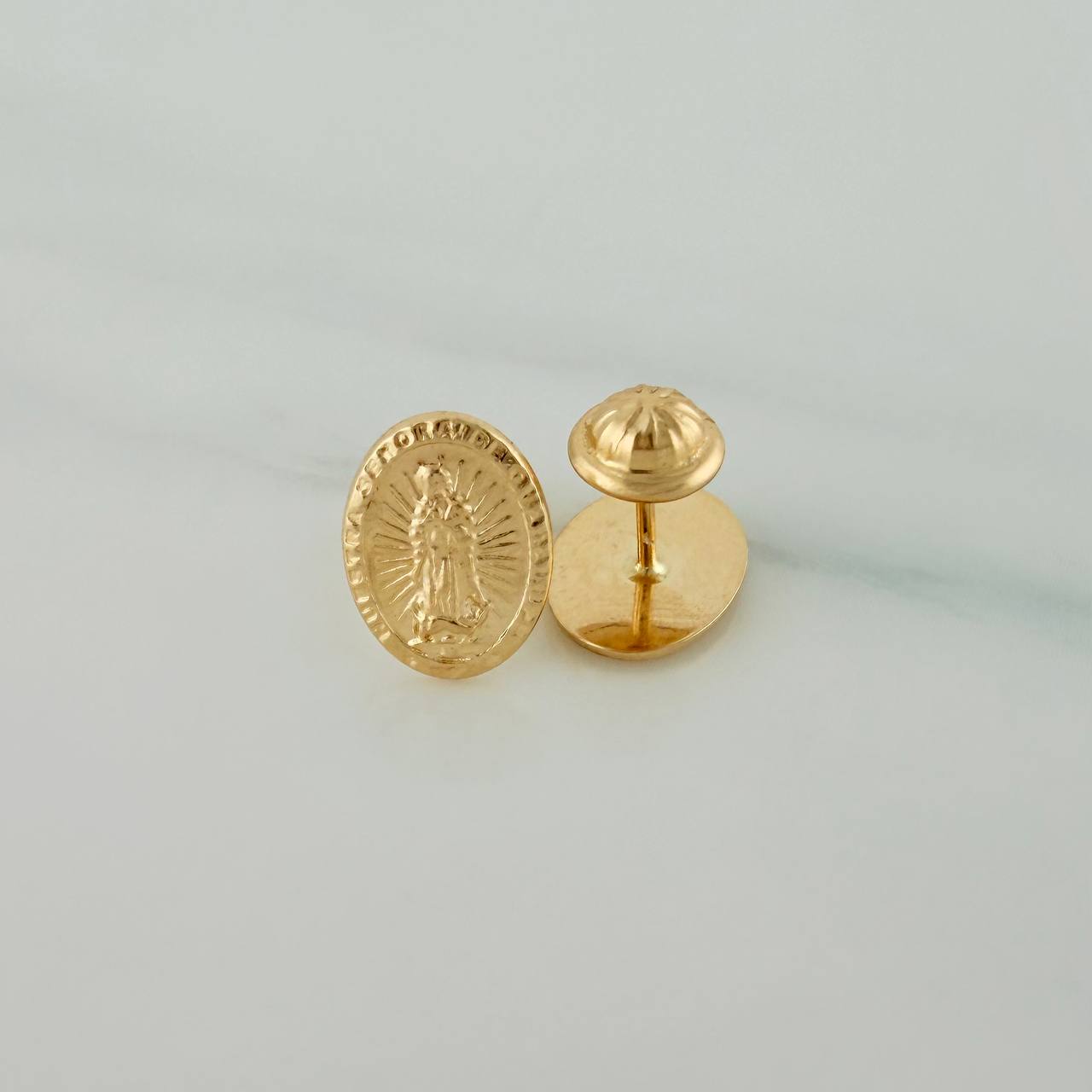 Topos Virgen De Guadalupe 0.75 g / 8.1 mm Oro Amarillo 18K