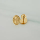 Topos Virgen De Guadalupe 0.75 g / 8.1 mm Oro Amarillo 18K