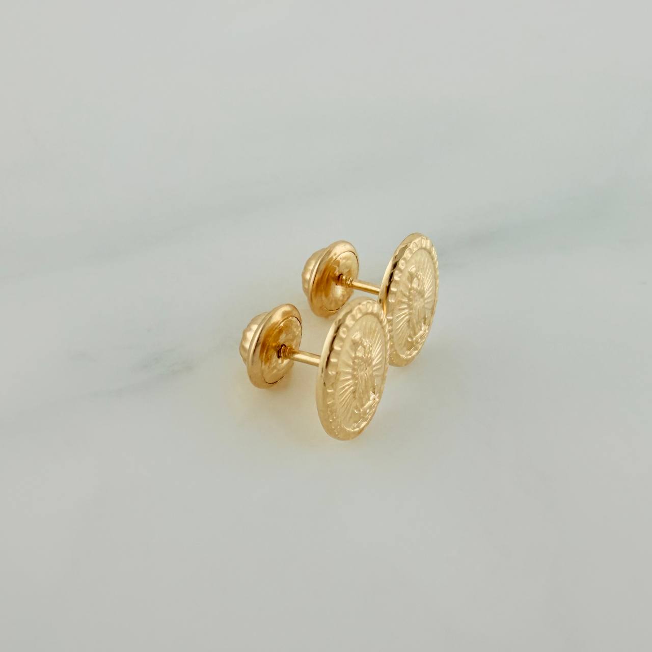 Topos Virgen De Guadalupe 0.75 g / 8.1 mm Oro Amarillo 18K