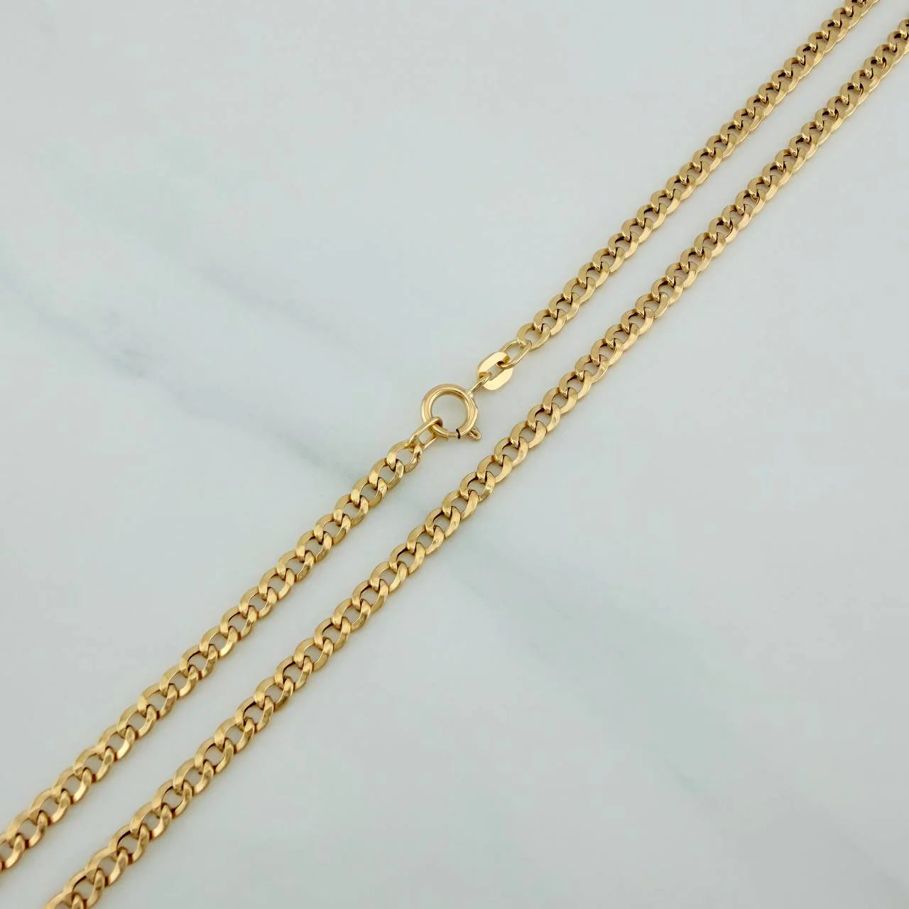 Cadena Cubana 3.6 g / 71 cm / 2.4 mm Oro Amarillo 18K