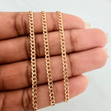 Cadena Cubana 7.7 g / 61.5 cm / 4.1 mm Oro Amarillo 18K