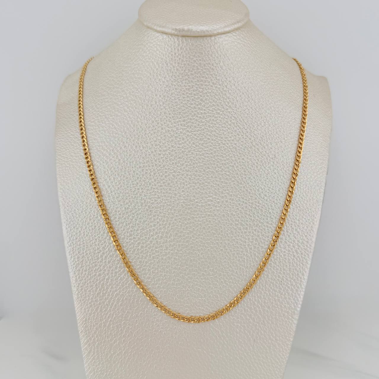 Cadena Cubana 7.7 g / 61.5 cm / 4.1 mm Oro Amarillo 18K