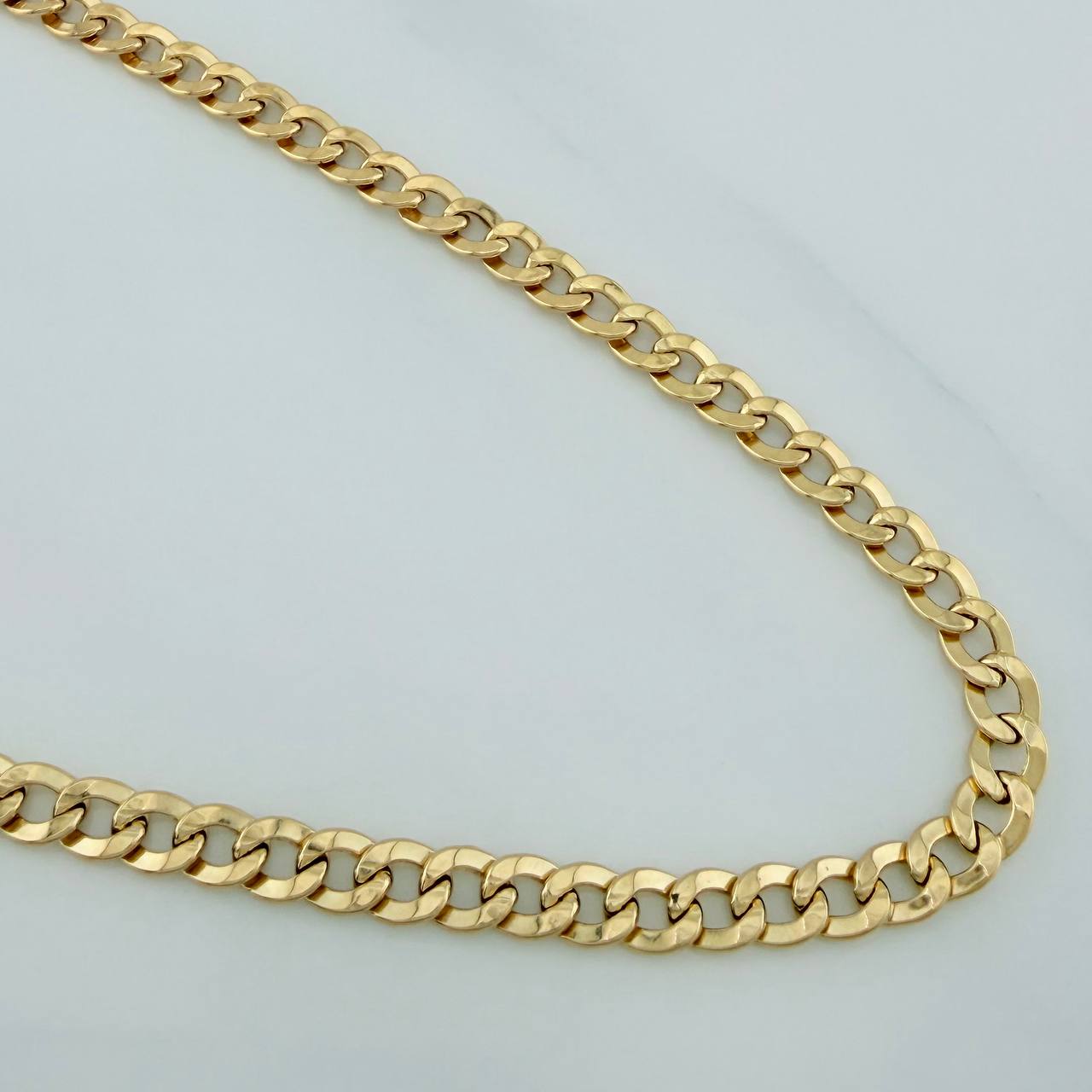 Cadena Cubana 13.3 g / 61 cm / 5.9 mm Oro Amarillo 18K