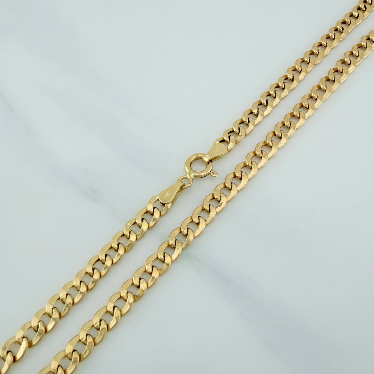 Cadena Cubana 7.7 g / 61.5 cm / 4.1 mm Oro Amarillo 18K