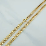 Cadena Cubana 7.8 g / 61 cm / 4.05 mm Oro Amarillo 18K