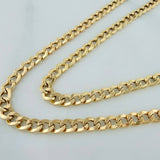 Cadena Cubana 13.3 g / 61 cm / 5.9 mm Oro Amarillo 18K