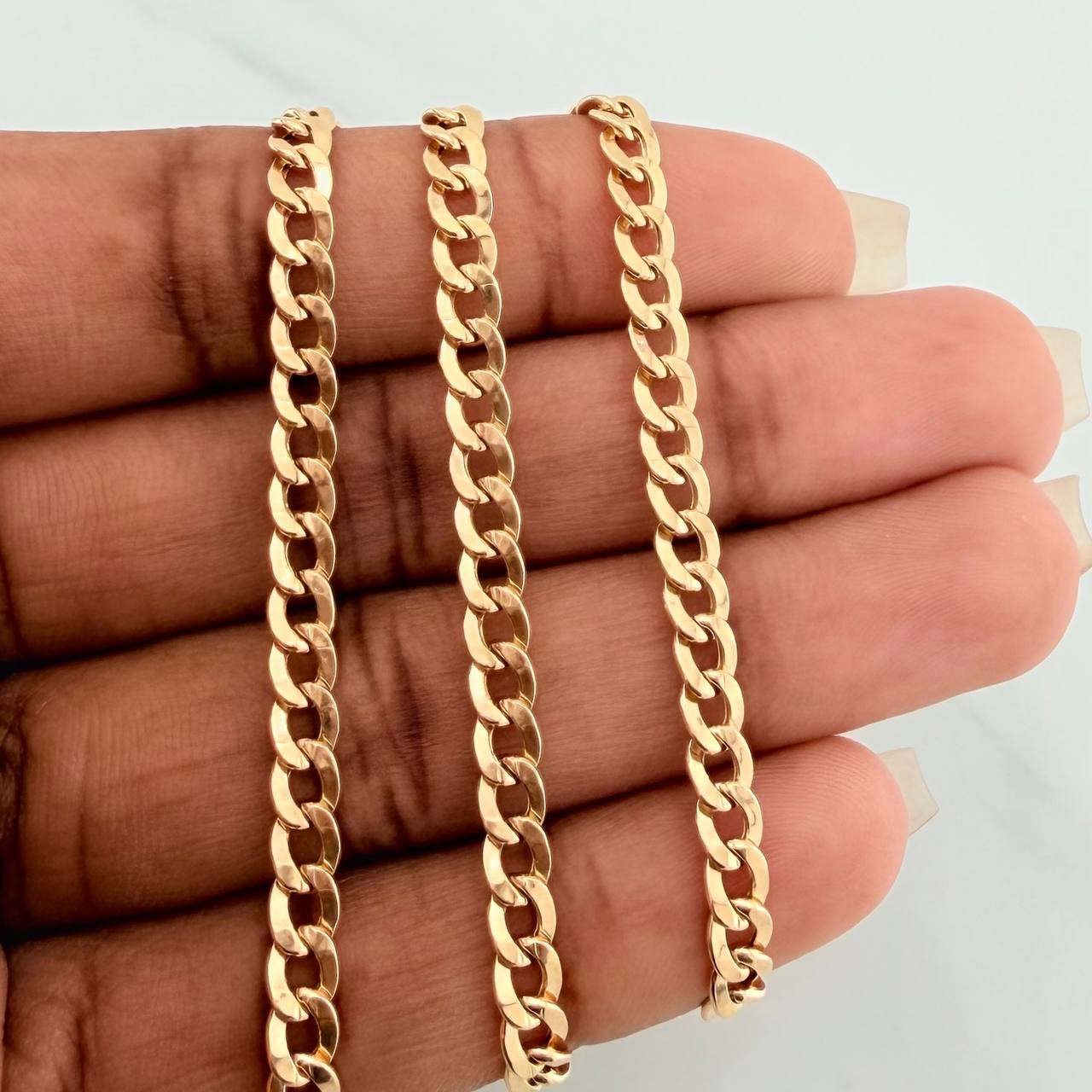 Cadena Cubana 13.3 g / 61 cm / 5.9 mm Oro Amarillo 18K