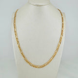 Cadena Figaro 7.75gr / 71.8cm / 4.6mm Oro Amarillo +1 18K $