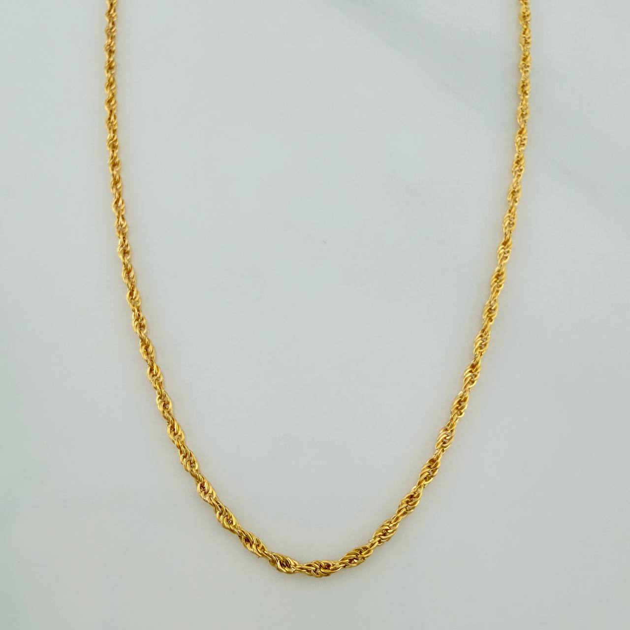 Cadena Lazo 1gr / 60cm / 1.2mm Oro Amarillo +3 18K $