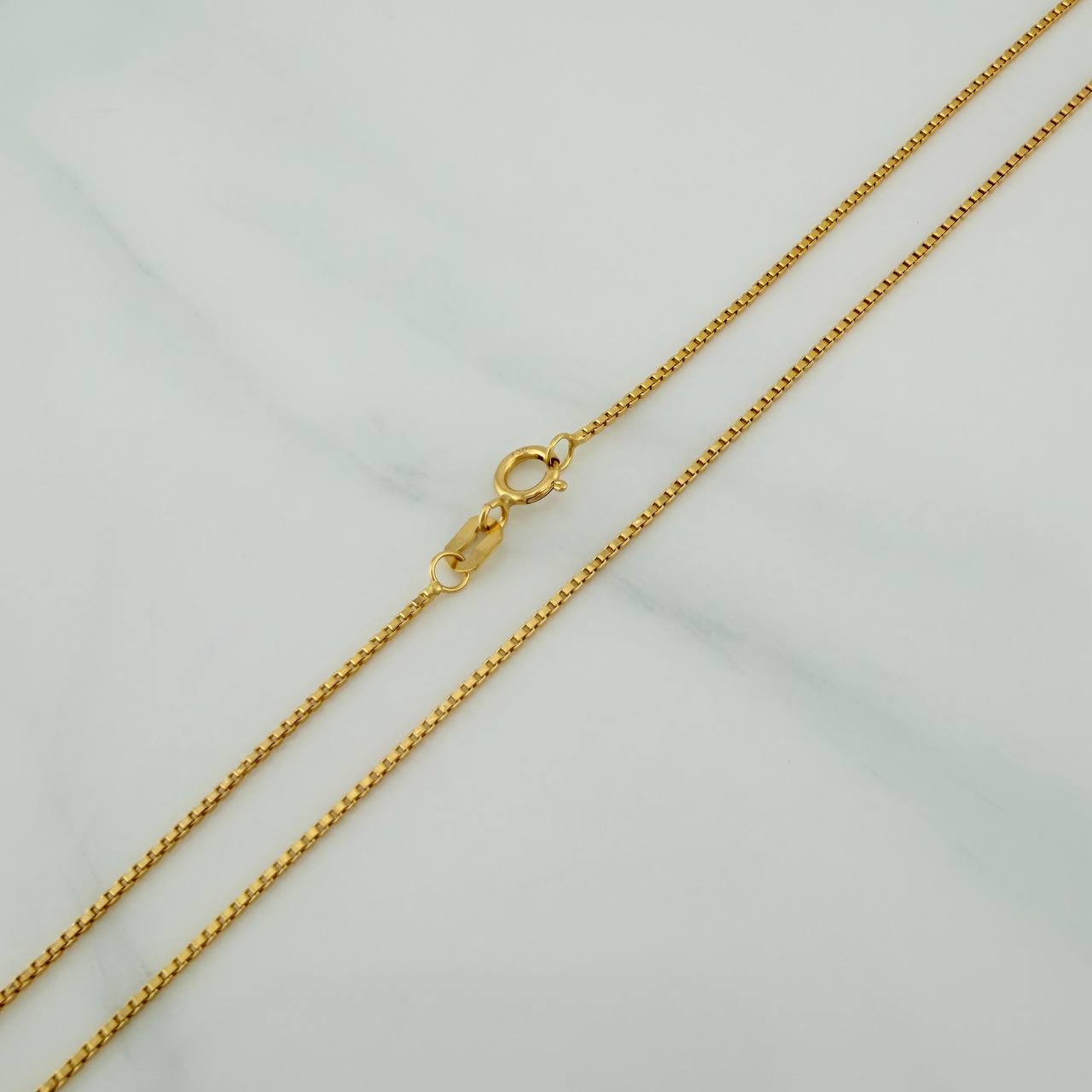 Cadena Veneciana 1.75gr / 60cm / 0.8mm Oro Amarillo +3 18K $