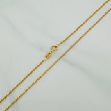 Cadena Veneciana 1.75gr / 60cm / 0.8mm Oro Amarillo +3 18K $