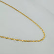 Cadena Escalera Plana 1.2gr / 45cm / 1.2mm Oro Amarillo +3 18K $