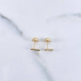 Topos Cruz 0.45gr / Liso Oro Amarillo 18K &