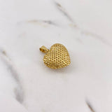 Dije Corazon Filigrana 1.8gr / 2.3cm / Oro Amarillo 18K $