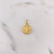 Dije San Benito 0.75gr / 2cm / Troquelado Oro Amarillo 18K #