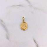 Dije Virgen Del Carmen 0.95gr / 2.3cm / Sagrado Corazon De Jesus Troquelado Oro Amarillo 18K #
