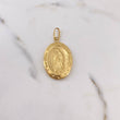 Dije Virgen Guadalupe 2.9gr / 4.3cm / Troquelado Oro Amarillo 18K #