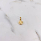 Dije San Benito 0.45gr / 1.4cm / Troquelado Oro Amarillo 18K #