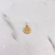 Dije San Benito 1.05gr / 1.5cm / Plano Oro Amarillo 18K #