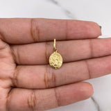 Dije San Benito 0.5gr / 1.8cm / Plano Oro Amarillo 18K #