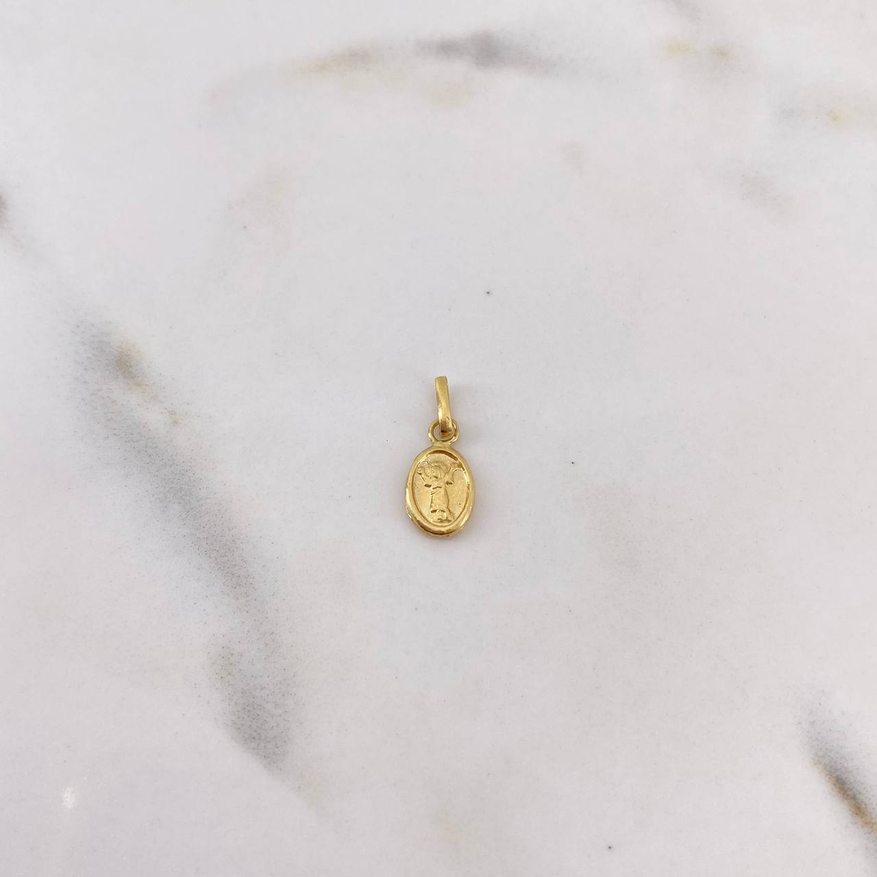 Dije Divino Niño 0.25gr / 1.4cm / Troquelado Oro Amarillo 18K #