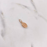 Dije Virgen Guadalupe 0.4gr / 1.7cm / Troquelado Oro Rosa 18K #