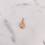 Dije Virgen Guadalupe 0.45gr / 1.7cm / Troquelado Oro Rosa 18K #