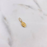 Dije Virgen Milagrosa 0.35gr / 1.6cm / Troquelado Oro Amarillo 18K #