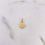 Dije Medalla Virgen Milagrosa 0.4gr / 1.6cm / Troquelado Oro Amarillo 18K #