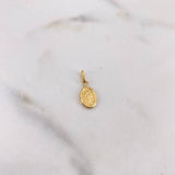 Dije Virgen Maria Auxiliadora 0.3gr / 1.5cm / Troquelado Oro Amarillo 18K #