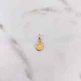 Dije Virgen Maria Auxiliadora 0.3gr / 1.5cm / Troquelado Oro Amarillo 18K #