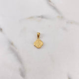 Dije Medalla Virgen Milagrosa 0.5gr / 1.6cm / Troquelado Oro Amarillo 18K #