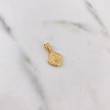 Dije Medalla Virgen Milagrosa 0.5gr / 1.6cm / Troquelado Oro Amarillo 18K #
