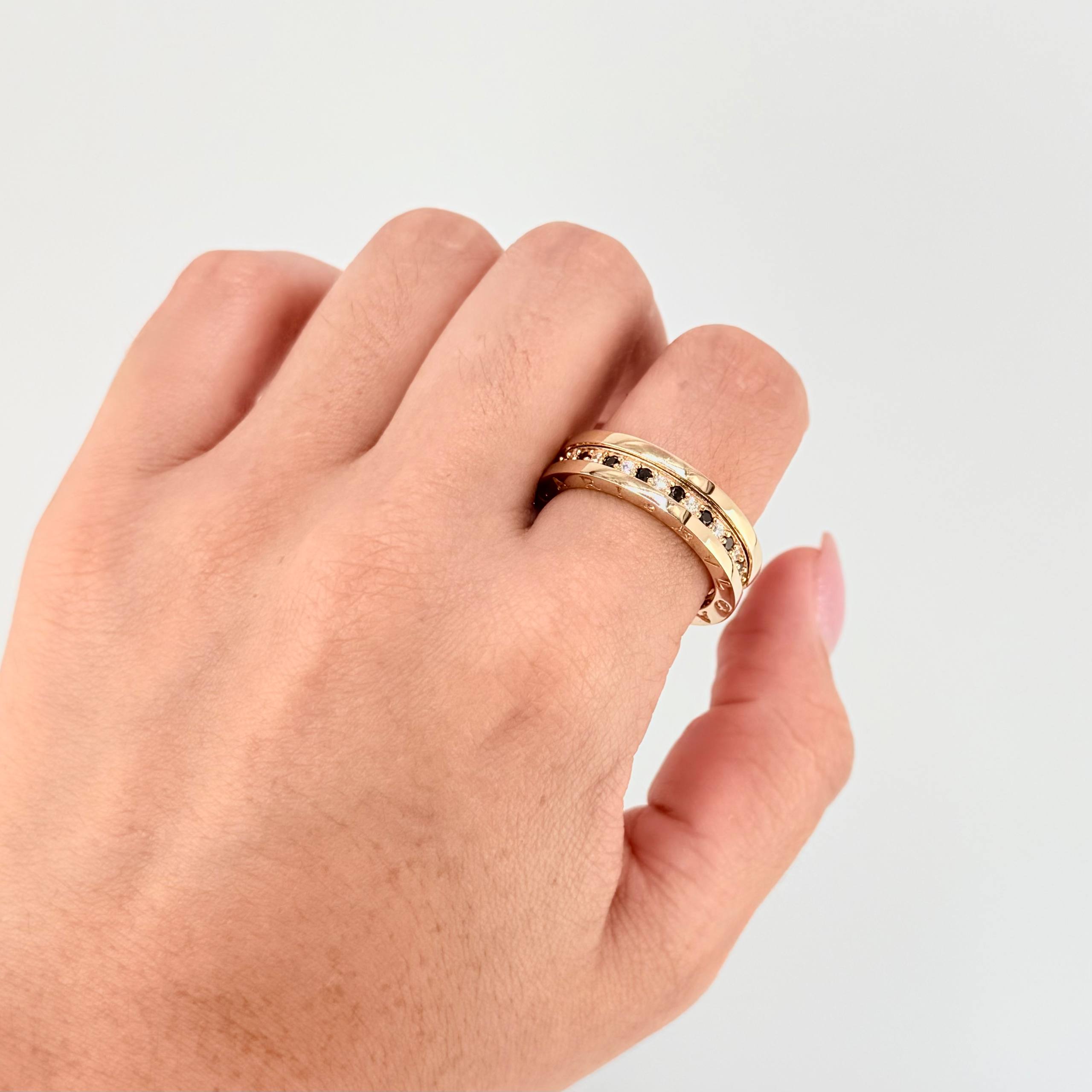 Anillo Rustico Tupido 10gr / T10 1/4 / Oro Amarillo 18K ©