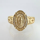 Anillo Virgen Guadalupe Marco Filigrana 5.25gr / T13 1/2 / Oro Amarillo 18K ©