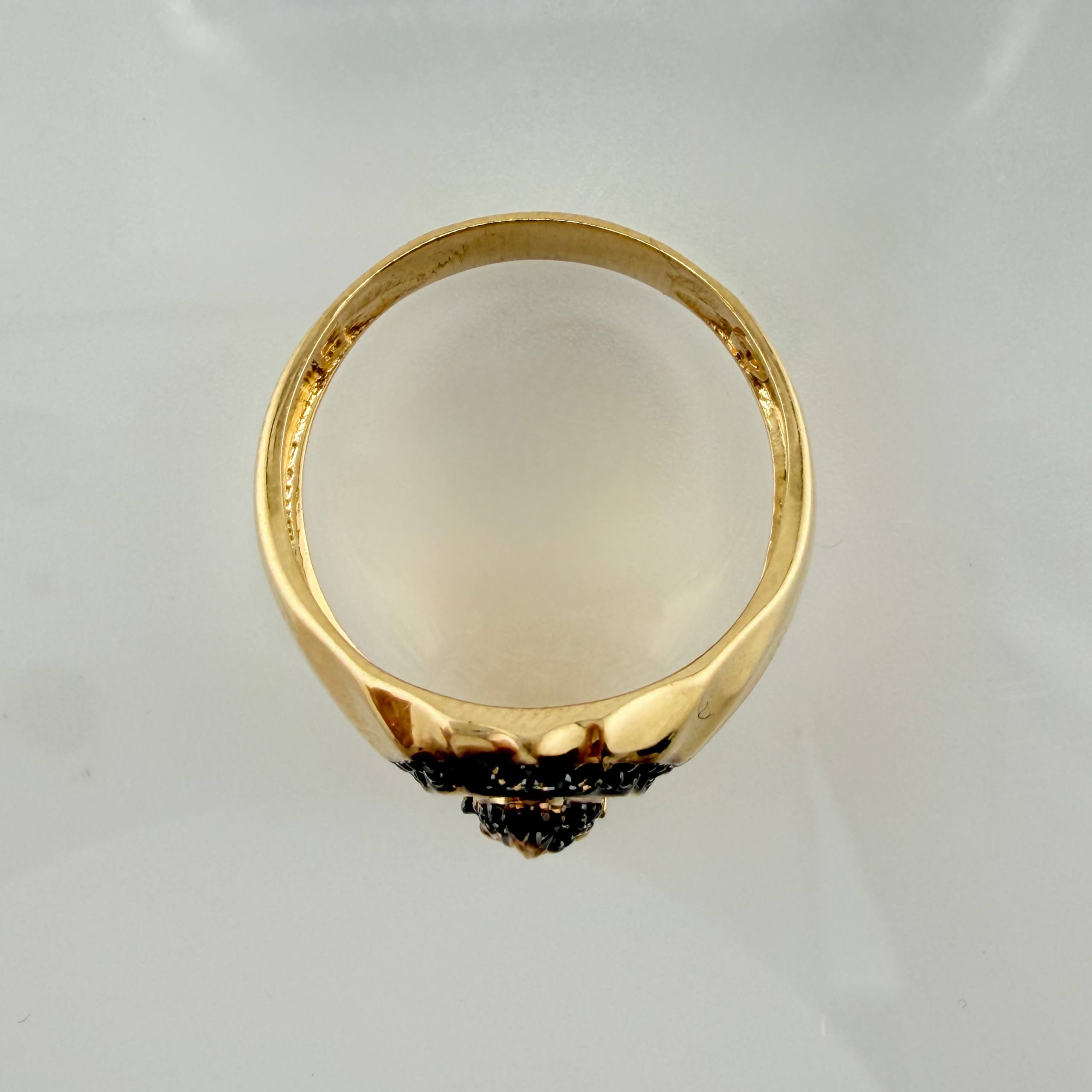 Anillo Virgen Guadalupe 4.9gr / T7 3/4 / Oro Amarillo 18K ©