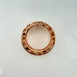 Anillo Rustico Tupido 11.7gr / T9 / Oro Rosa 18K ©