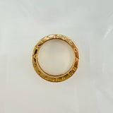 Anillo Rustico Tupido 10gr / T10 1/4 / Oro Amarillo 18K ©