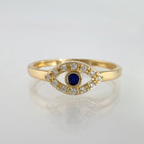 Anillo Ojo Tupido 1.4gr / T7 3/4 / Oro Amarillo 18K ©